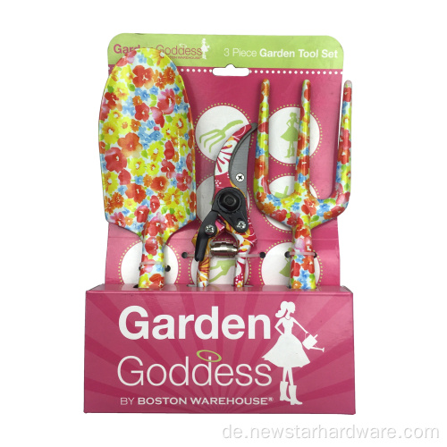 3pcs Display Box Blumendruckgarten Werkzeugkit Kit